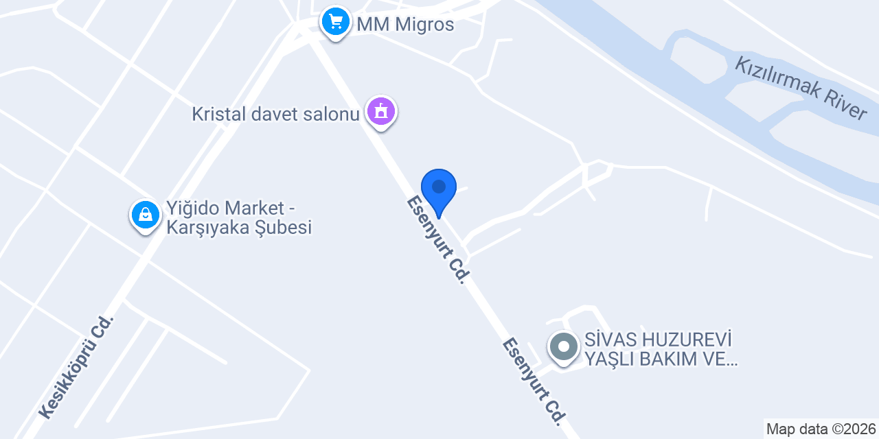 Karşıyaka Ak Değirmeni konumu