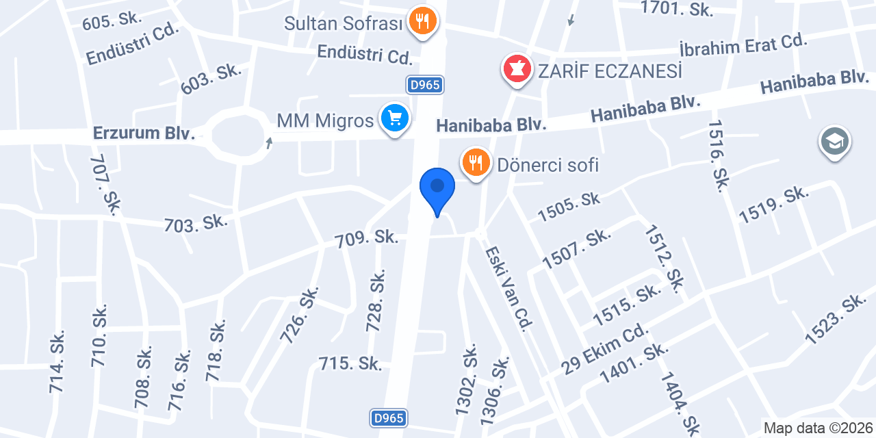 Gözde Kebap konumu