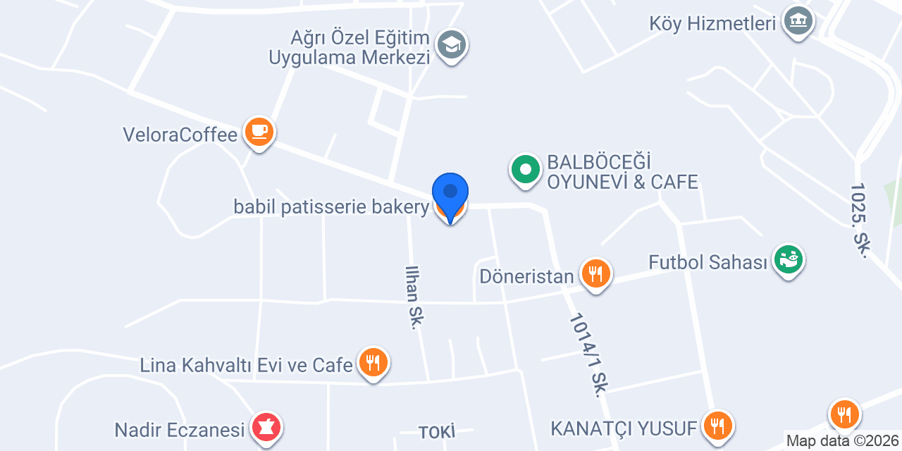 babil patisserie bakery konumu