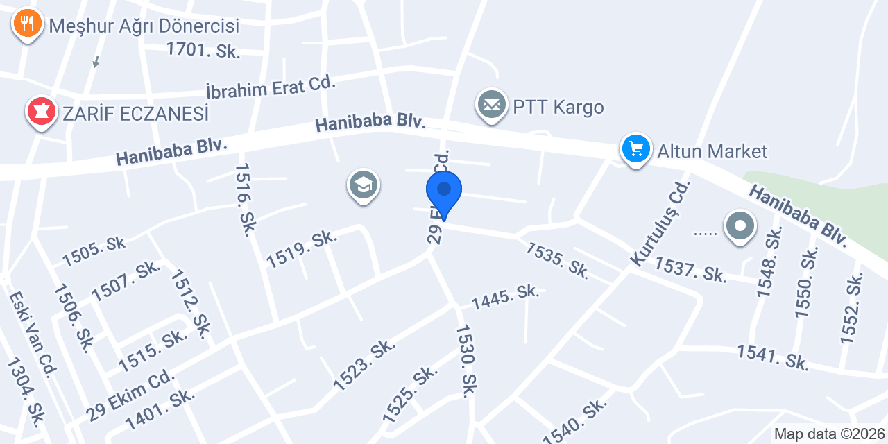 Demirkale Rent a car konumu