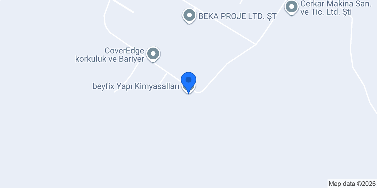 beyfix Yapı Kimyasalları konumu