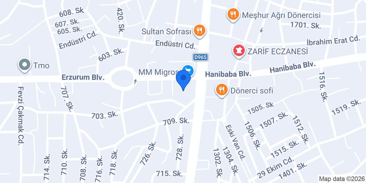 Haspark Sinemaları konumu