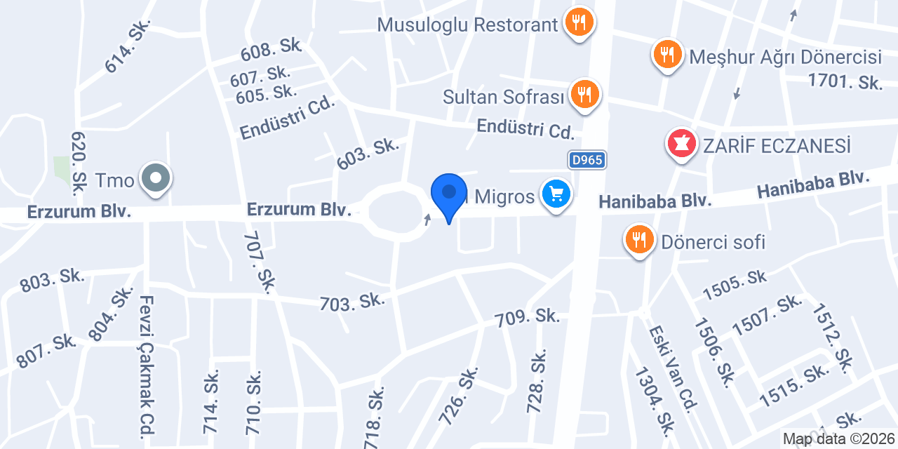 Başak Restaurant konumu