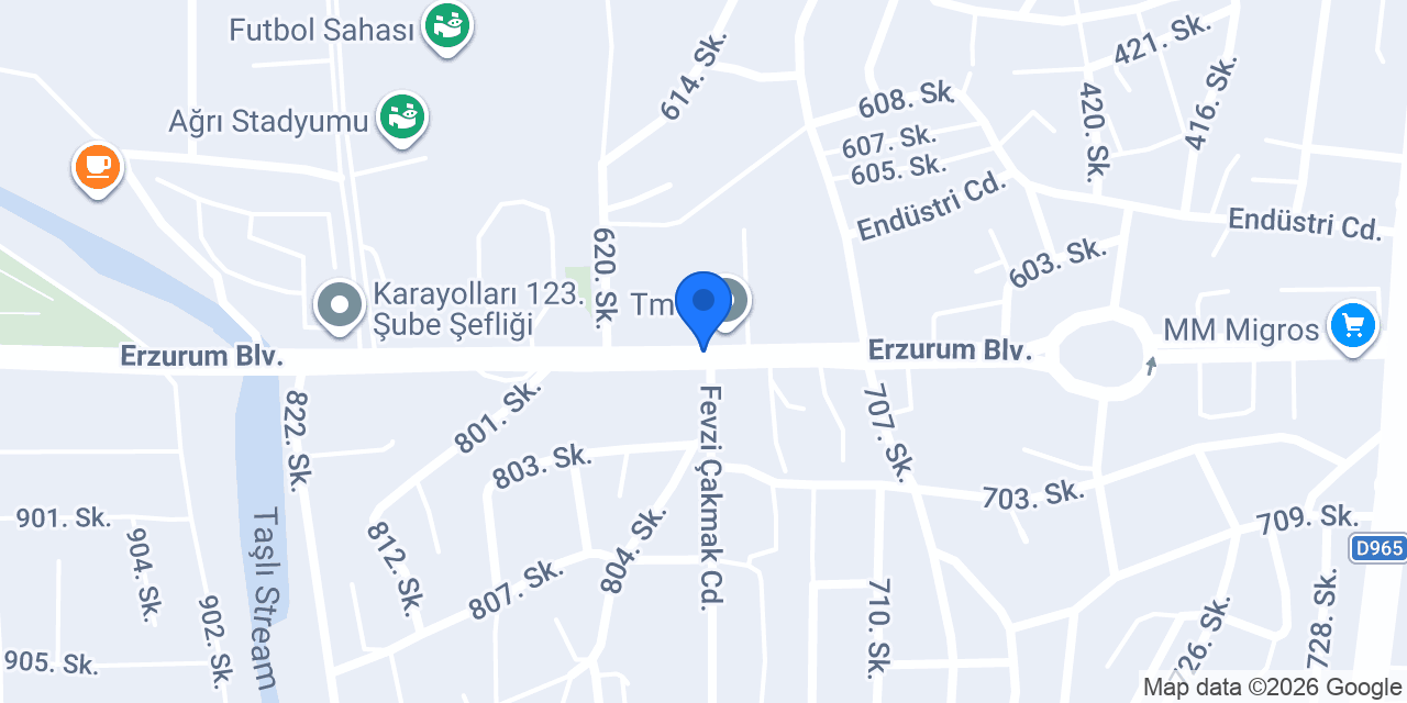 Dilek Sürücü Kursu konumu