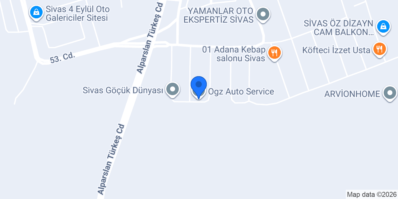 Ogz Auto Service konumu