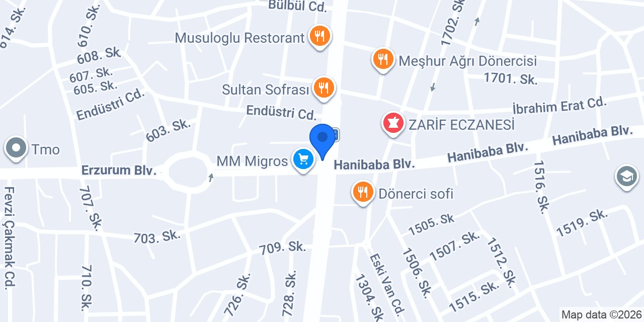 AĞRI TAKSİ 🚕 konumu