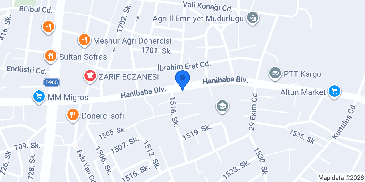 Arda Sigorta Acentesi konumu