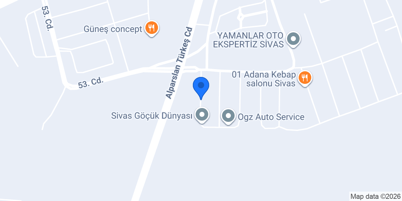 PARS BOYASIZ ONARIM MERKEZİ konumu