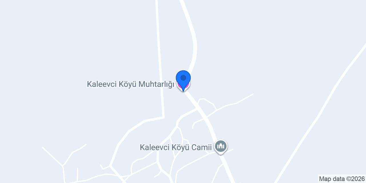 Kaleevci Köyü Muhtarlığı konumu