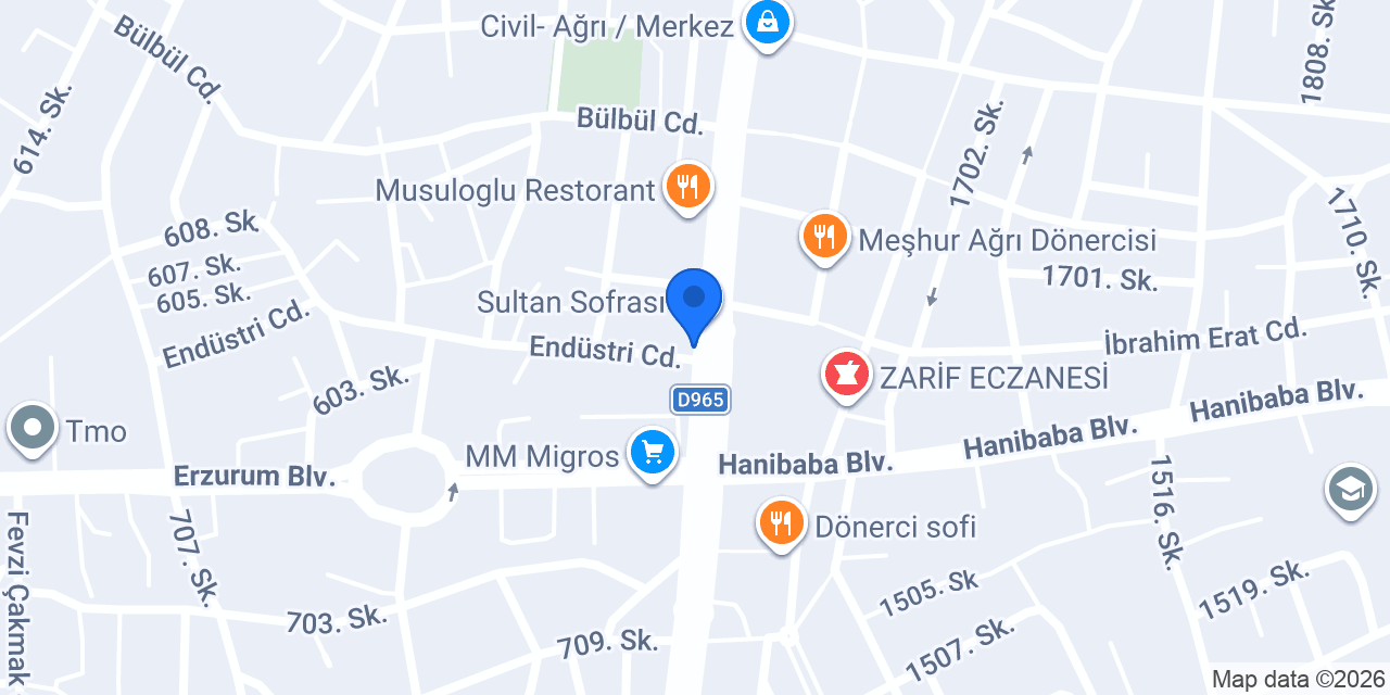 Çalışkan Sigorta konumu