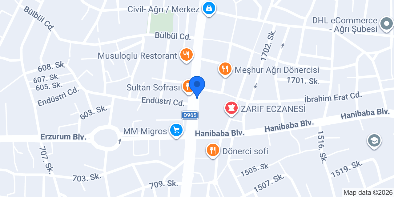 Turan Eczanesi konumu