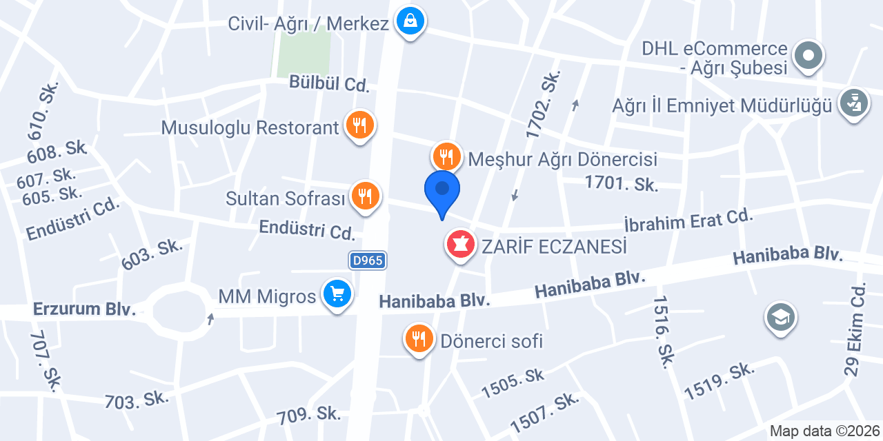 Gözde Kuru Temizleme konumu