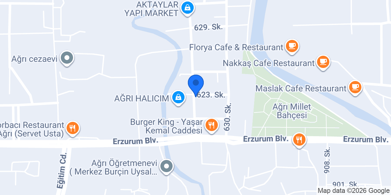 Özel Ağrı Diyaliz Merkezi konumu