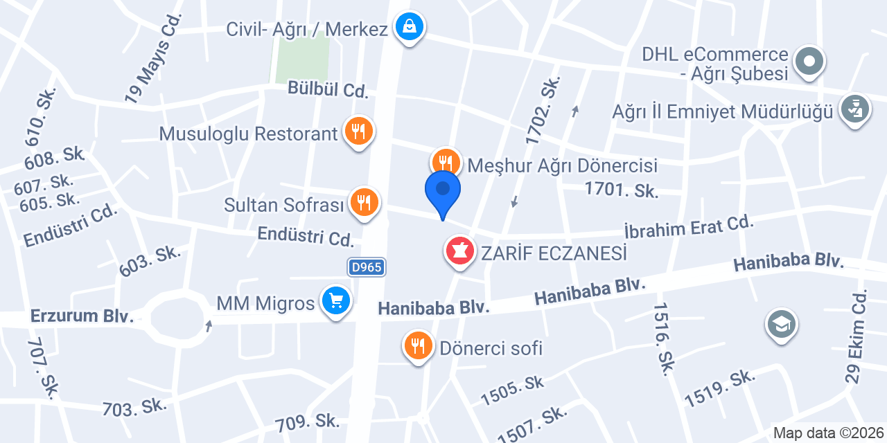 Bereket yemek dünyası konumu