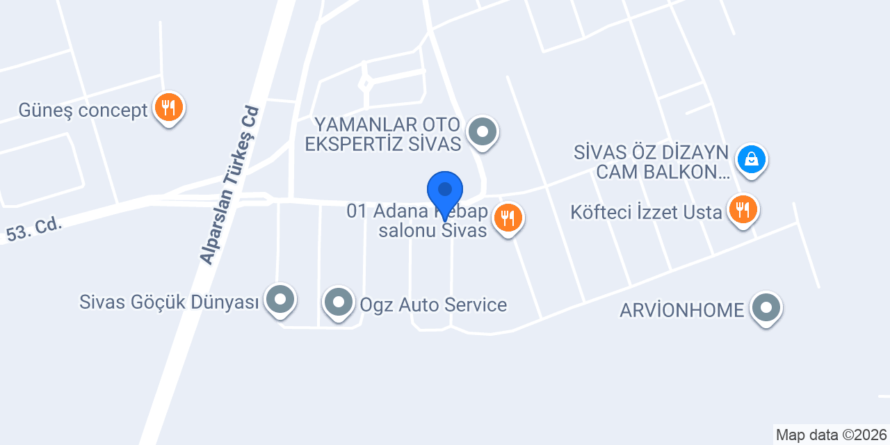 LPG YEDEK PARÇA konumu