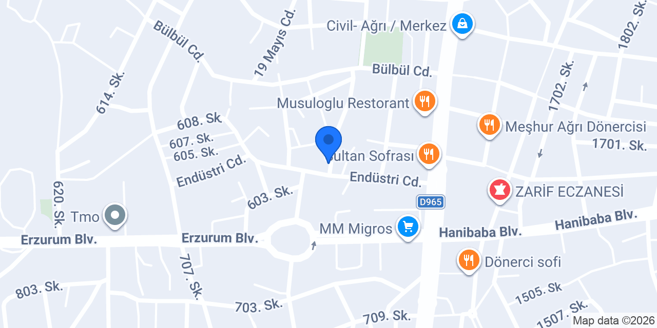 Ekin Bayan Apart konumu