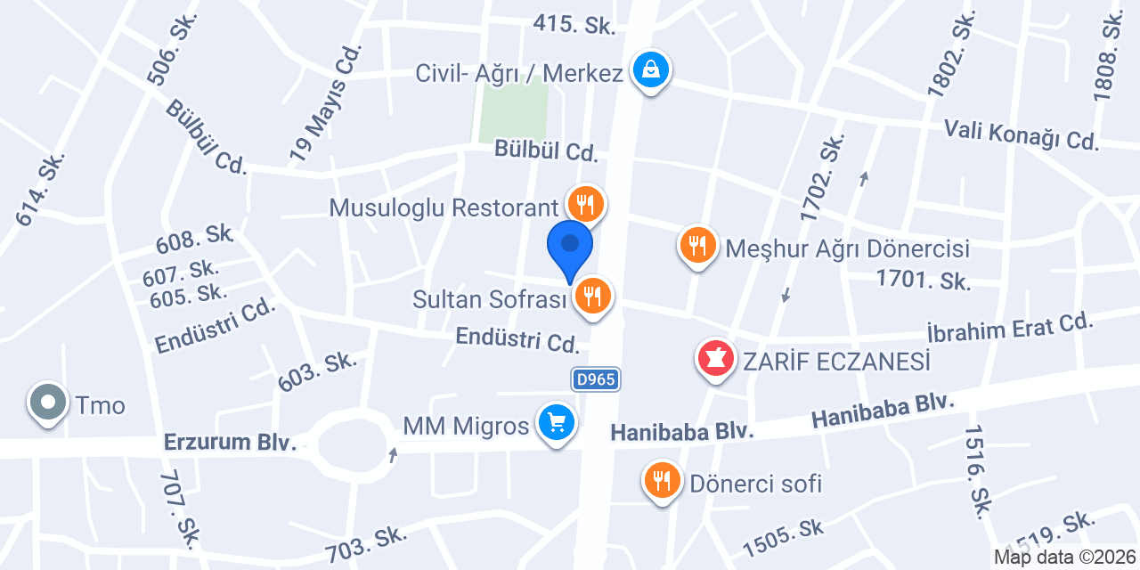 Kahvaltı sokağı konumu
