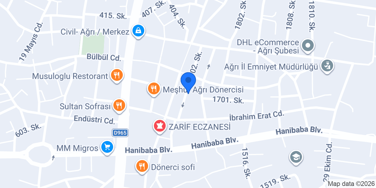 Kasaba Kitabevi Kafe konumu
