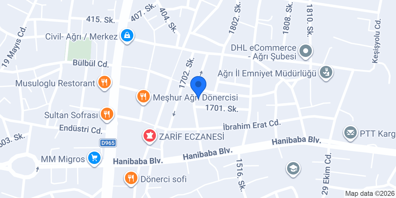 Böcek ilaçlama ve Dezenfeksiyon konumu