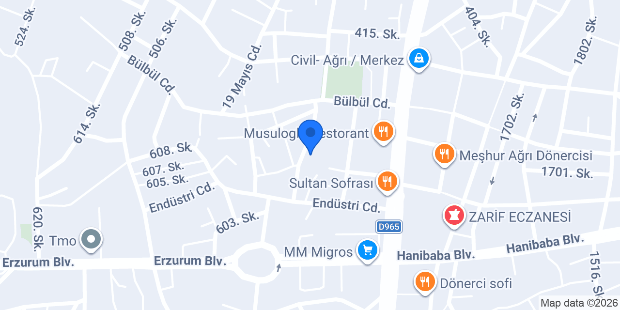 GÜLER AUTO konumu