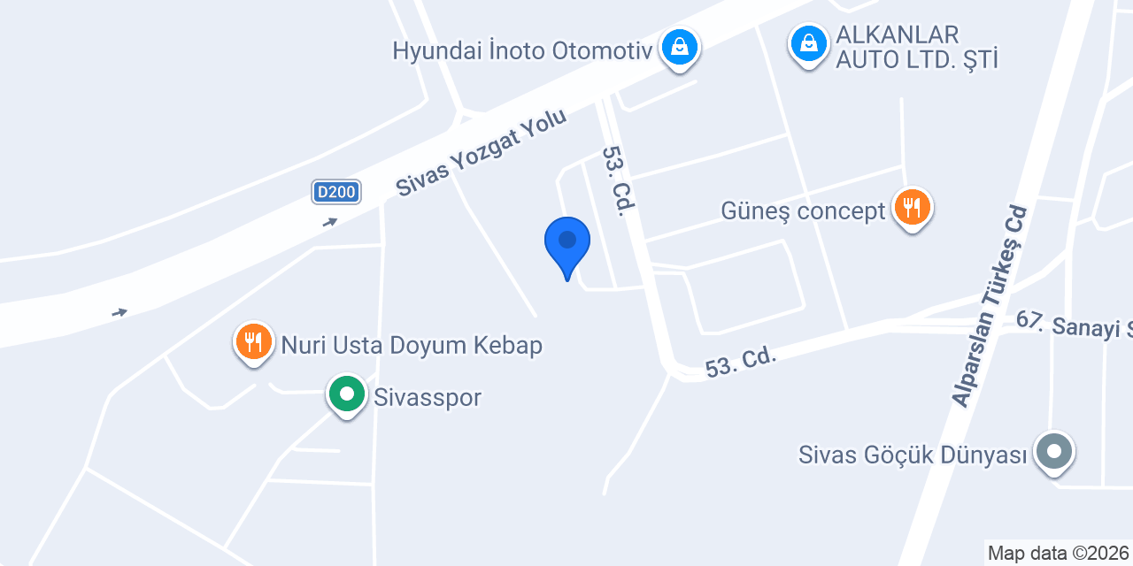 Çiftçi Otomotiv konumu