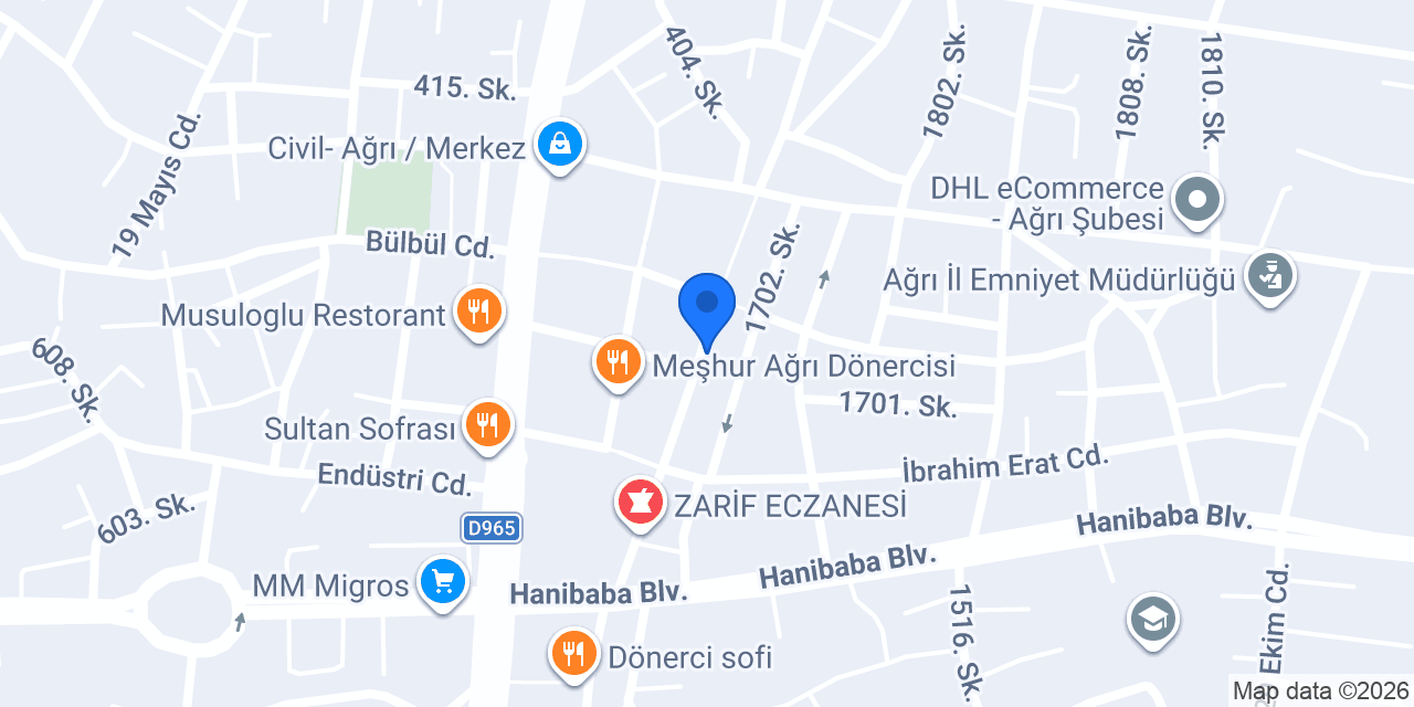 Kapris Gold Unlu Mamüleri konumu