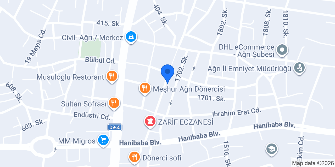 Sarıyer börekçisi konumu