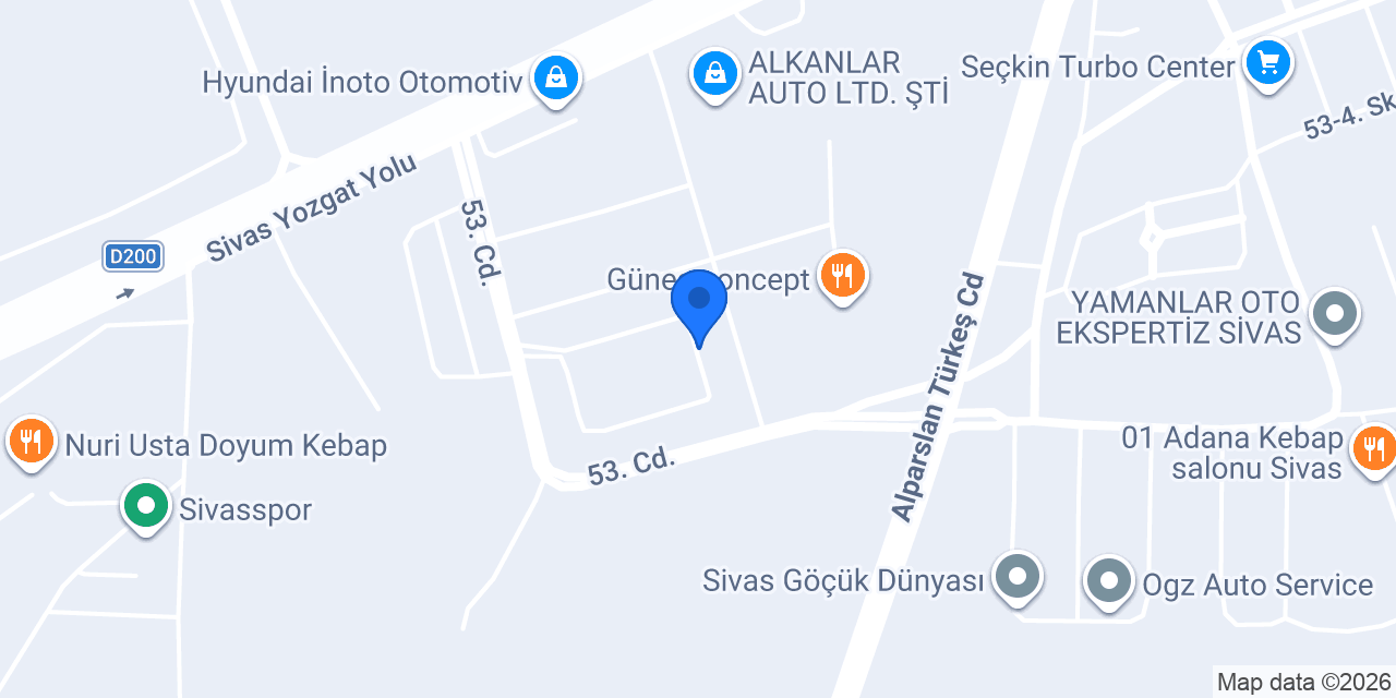 RADAR OTOMOTİV konumu