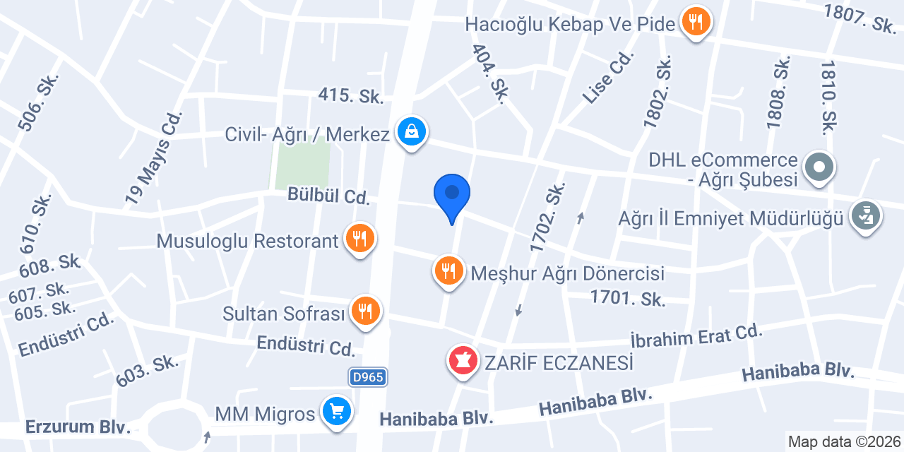 Teras Cafe konumu