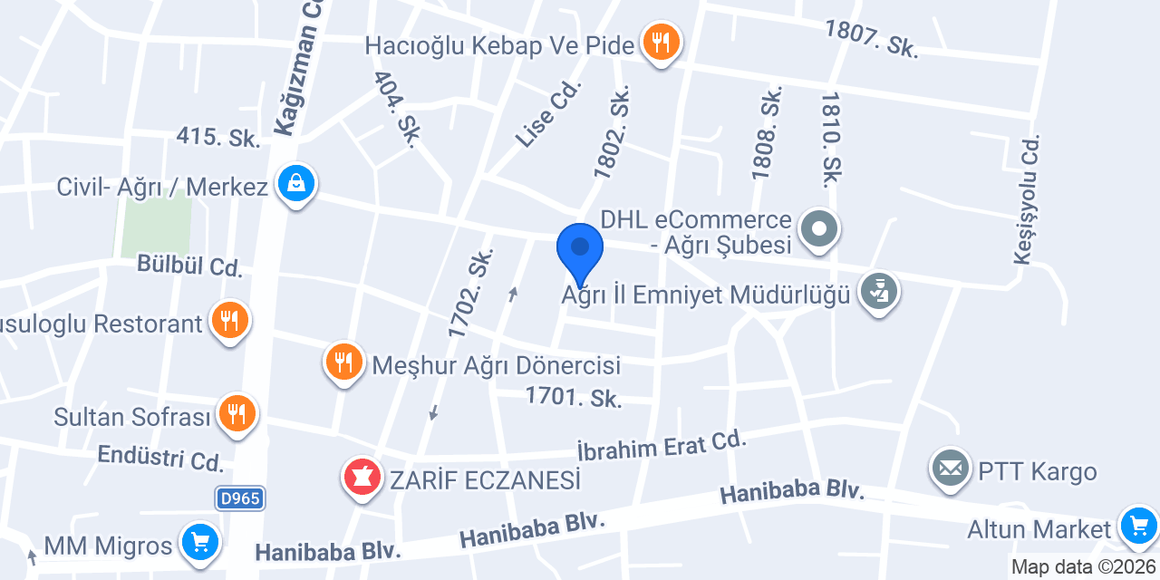 Özgül Bayan ve Aile Apart konumu