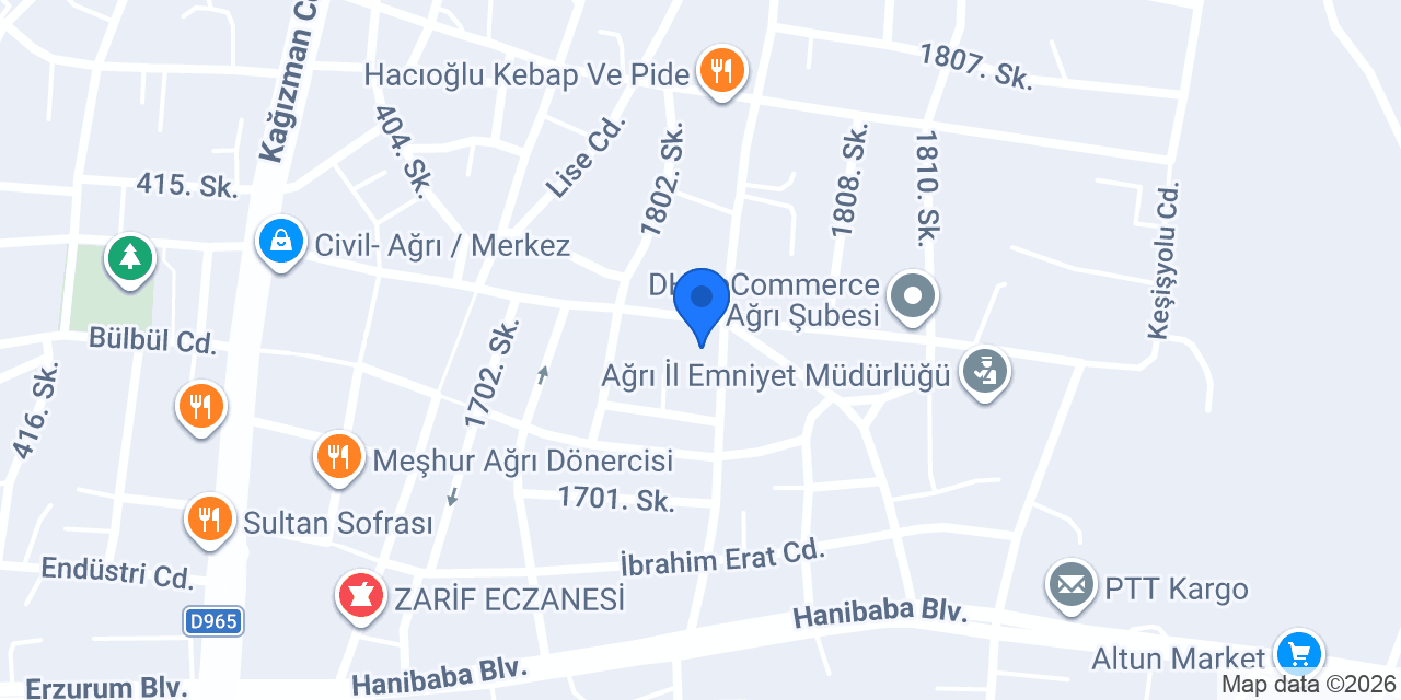 Nazenin Bayan Kuaförü konumu