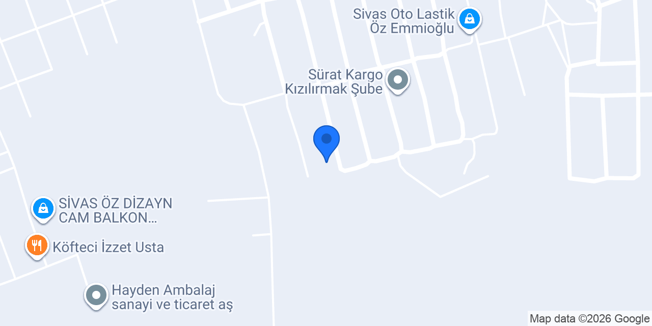 Sivas temperli cam konumu