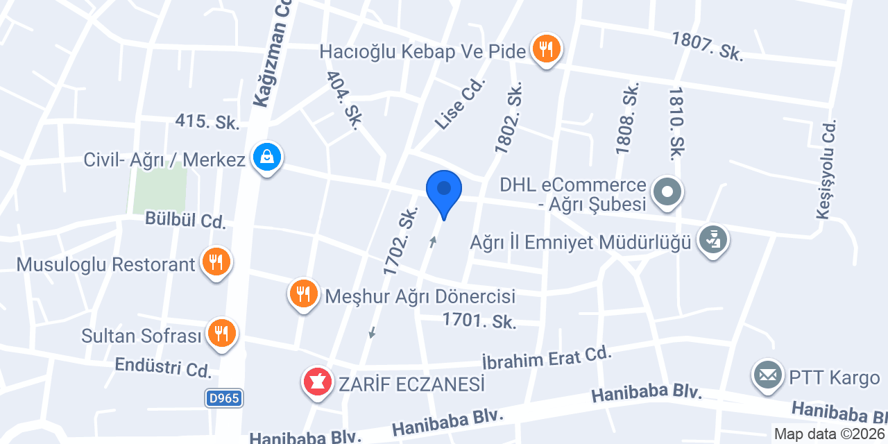 ARARAT BİLİŞİM konumu