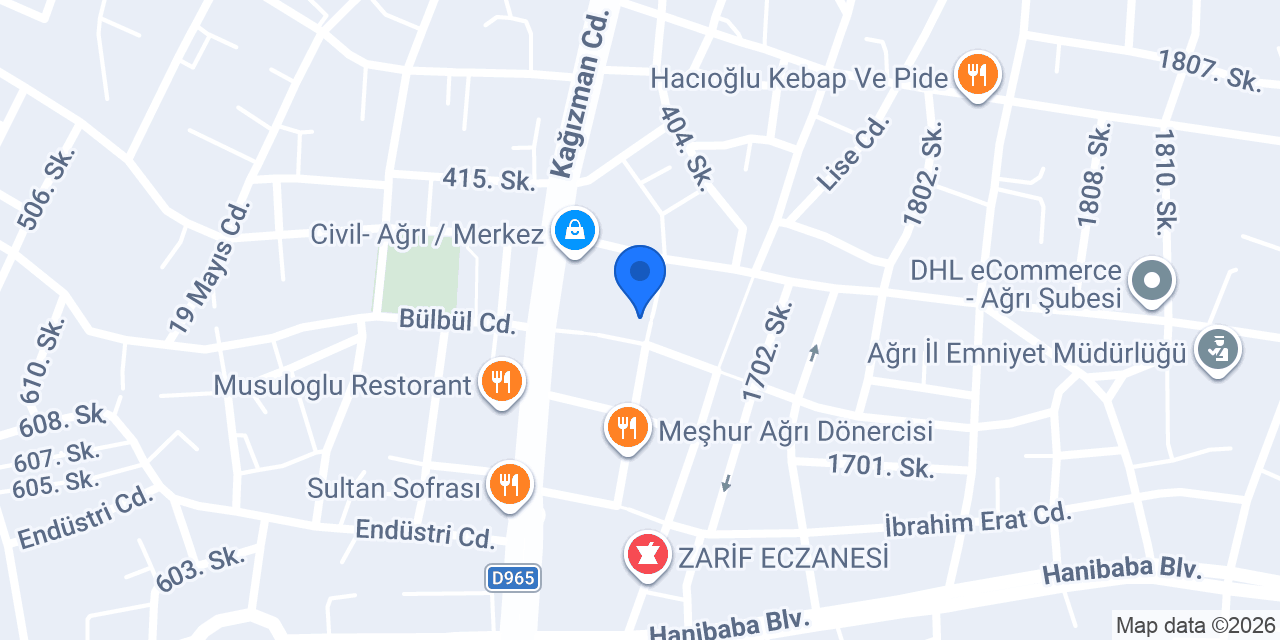 Sevgi Dürüm Evi konumu