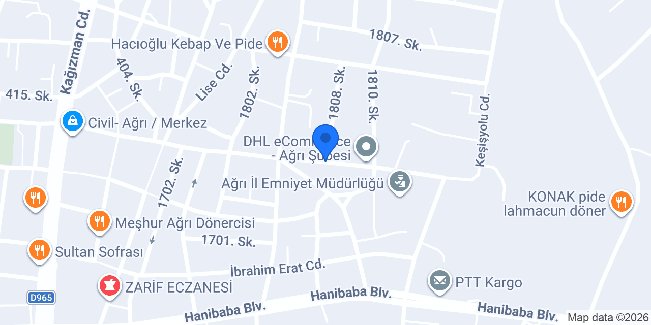 ALİS RENT A CAR konumu
