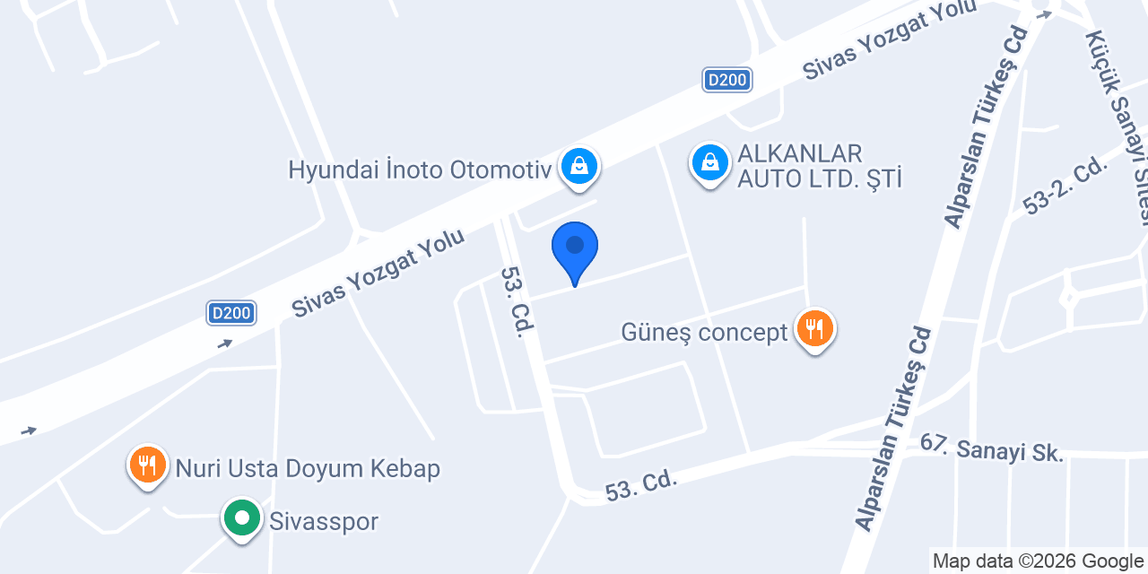 PRESTİJ AUTO 58 konumu