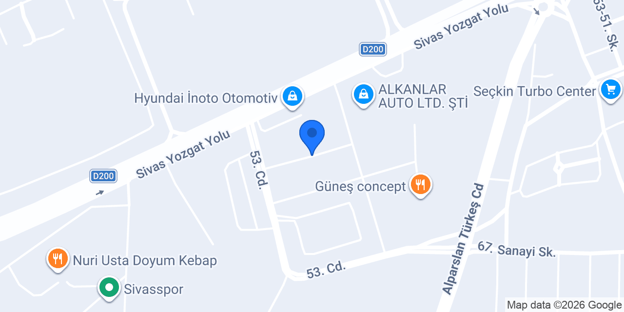 Rasyonel Motorlu Araçlar konumu