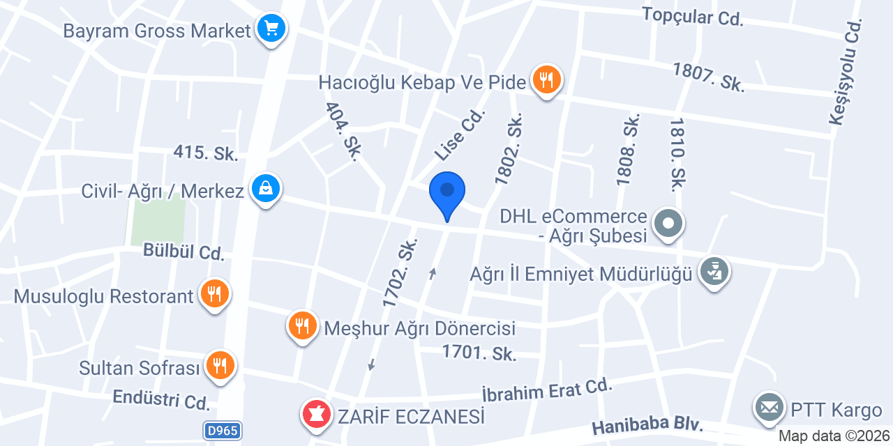 YAŞAM ECZANESİ konumu
