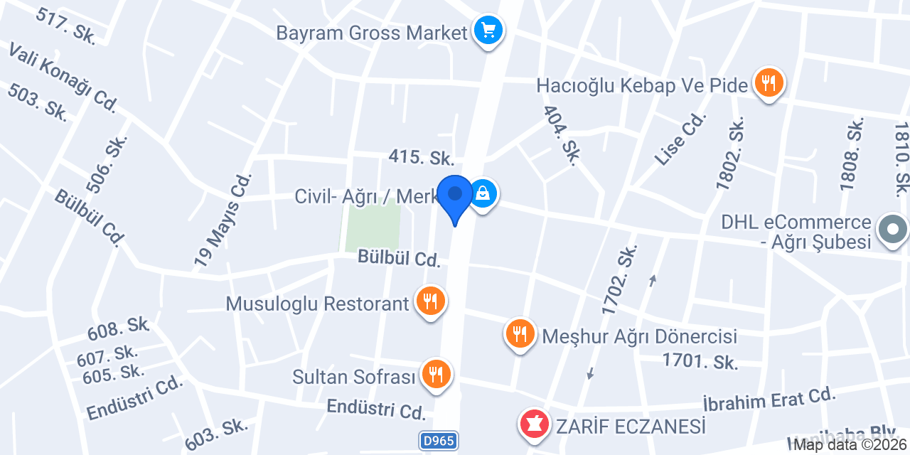 Studio 421 Saç Tasarım Salonu konumu