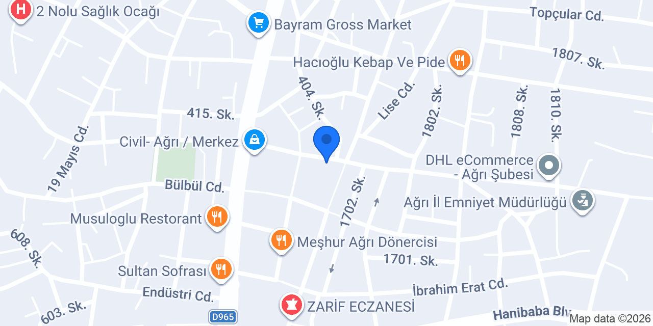 Gökoğulları konumu