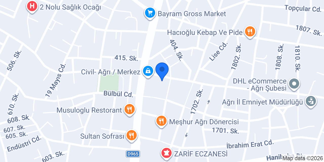 Şekerbank konumu
