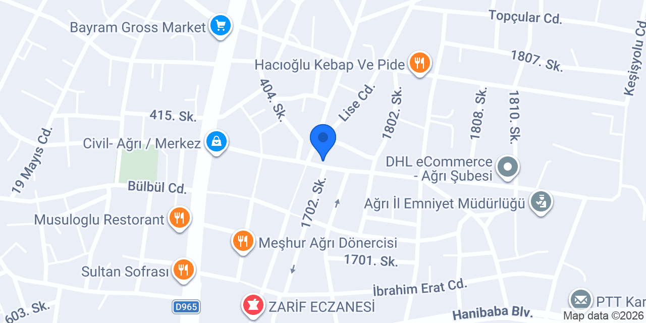 Uğur Eczanesi konumu