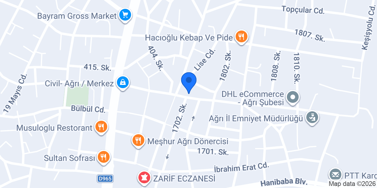 Tanışır konumu