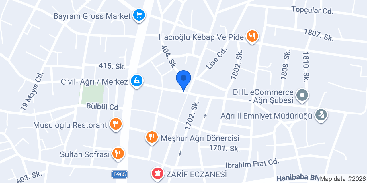 ADEM ÇELİK TAKSİ konumu