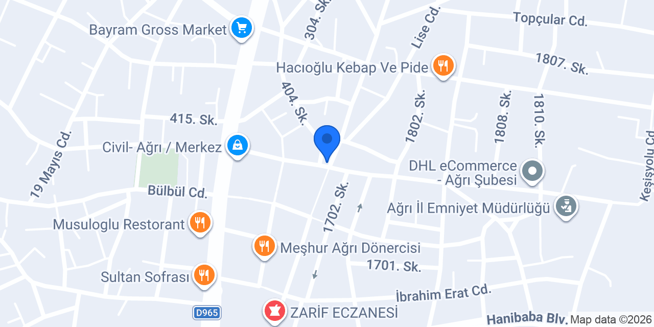 Fırat Pide Döner Pizza konumu