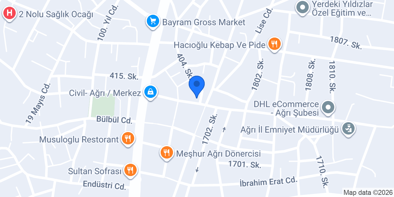 Has Gözde Optik konumu