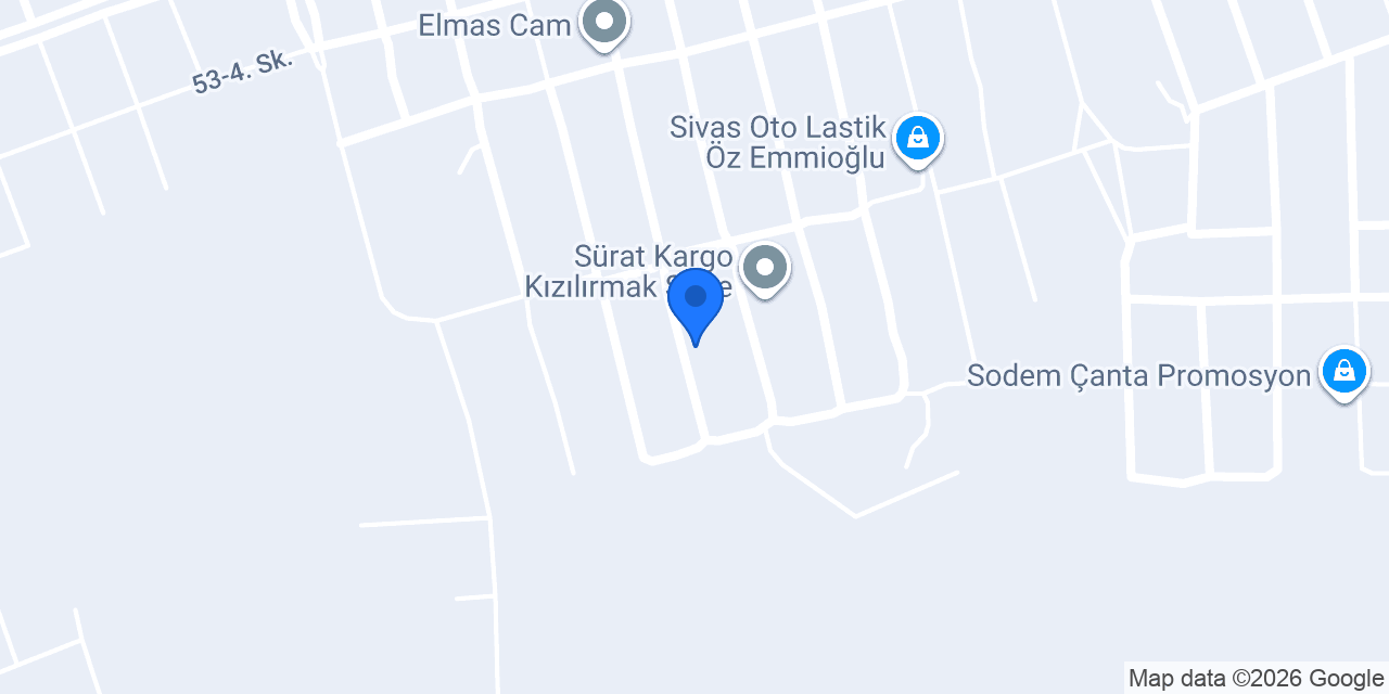 Gül Raf Sistemleri 4 Eylül Şube konumu