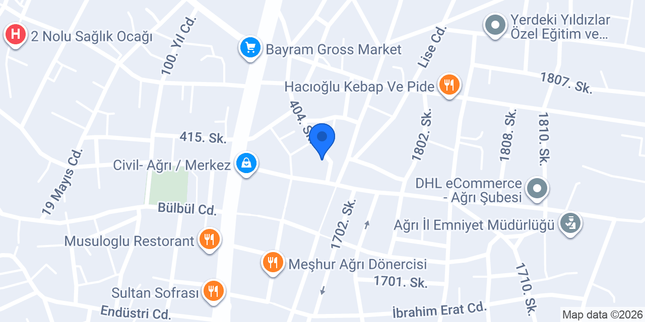 Atılgan Taksi konumu