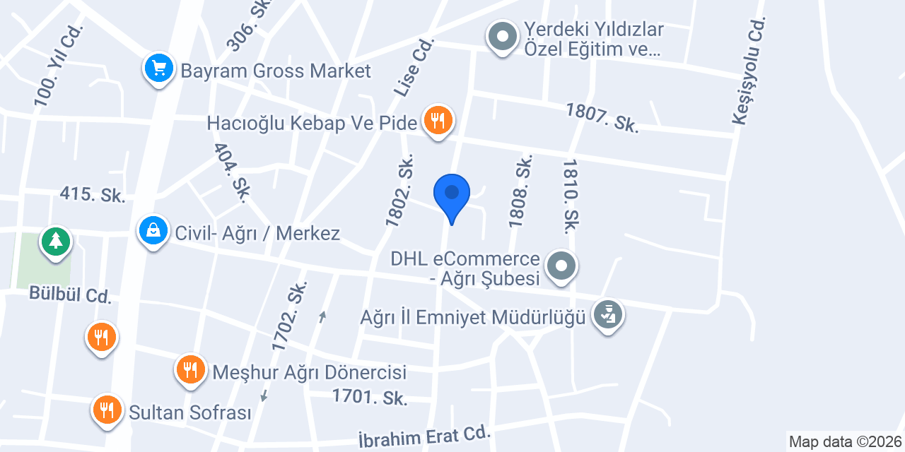 Byexpres Kargo Ağrı konumu