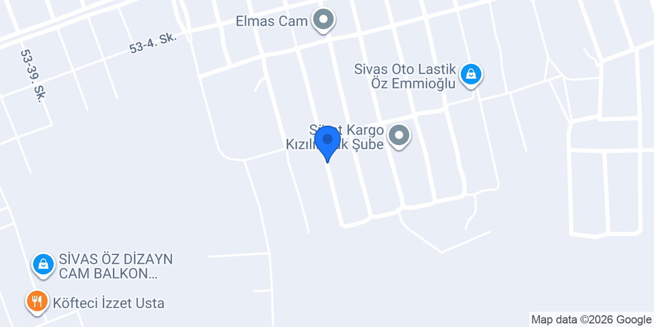Çetinduş Duşakabin konumu